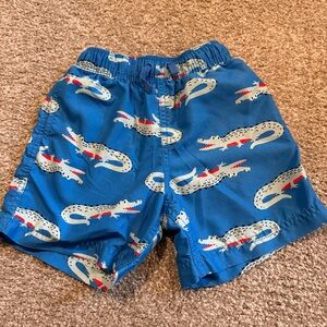 Hanna Andersson Swim Trunks Size 4 Alligator Print